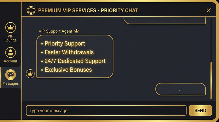 Payment and PKR controls in lounge777 - 6